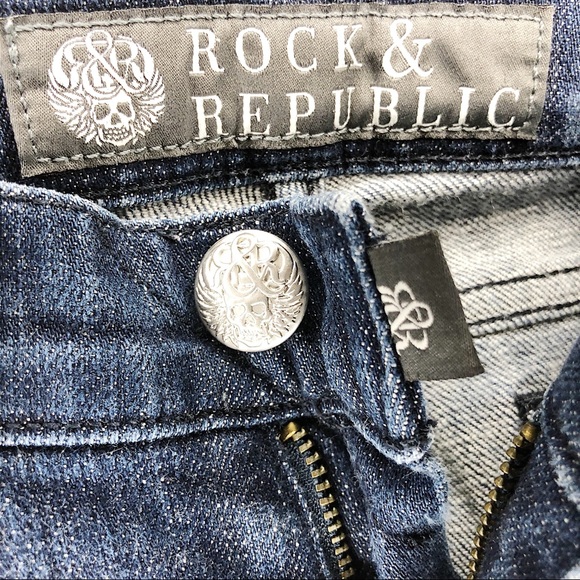 Rock & Republic denim Mid rise Skinny Jeans - Picture 5 of 8
